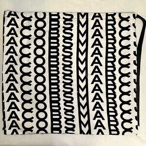 Marc Jacobs Monogram Logo Drawstring Dust Bag Large 19x18 Handbag Storage Pouch